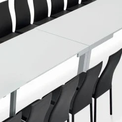 Tavolo con Allunghe Interne e Bordo Folding in Laminato Made in Italy - Gordito