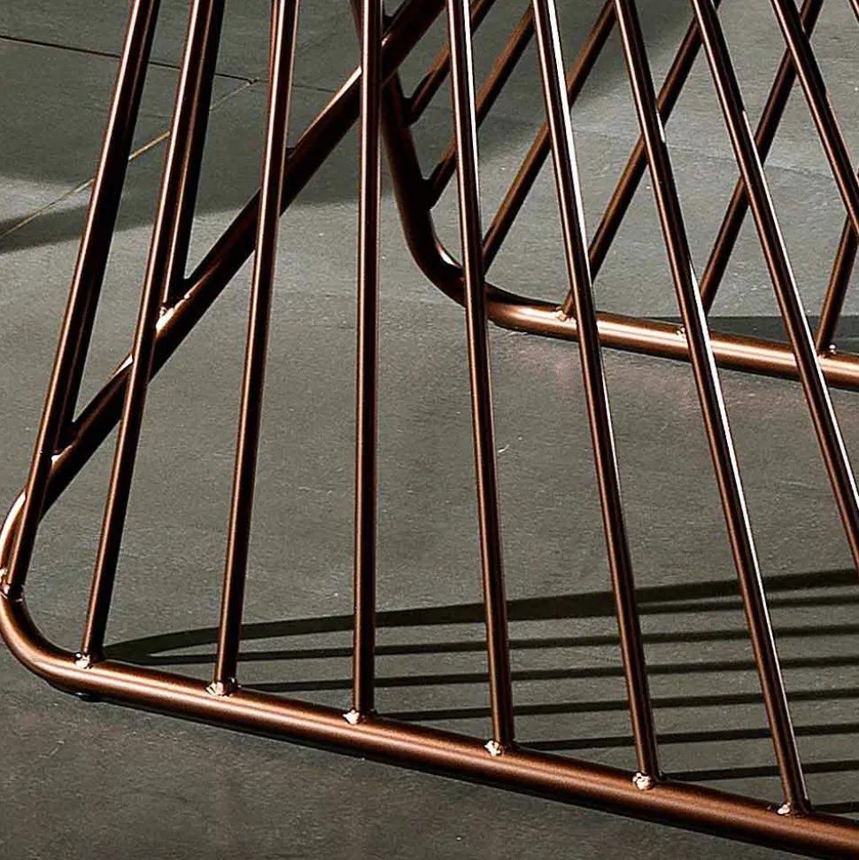Tavolo con piano in vetroceramica moderno made in Italy, Mitia