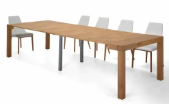 Tavolo Consolle Allungabile in Legno Impiallacciato Made in Italy – Gordito