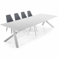 Tavolo Consolle Allungabile fino a 325 cm in Melaminico Made in Italy – Settimmio