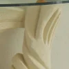 Tavolo consolle in Pietra di Vicenza scolpita a mano Emera