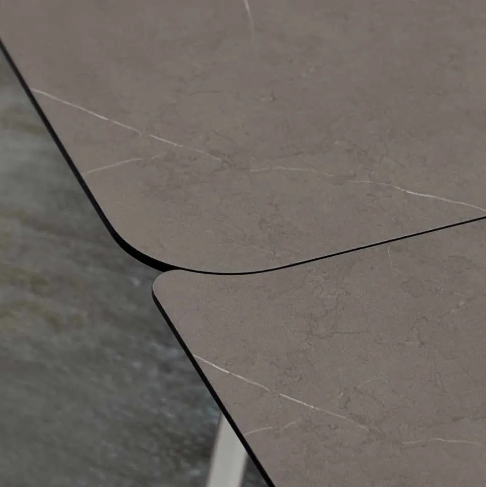 Tavolo Cucina Allungabile Fino a 280 cm Effetto Marmo Made in Italy - Pinocchio