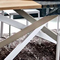 Tavolo Cucina Allungabile Fino a 280 cm in Legno Realizzato in Italia - Carlino