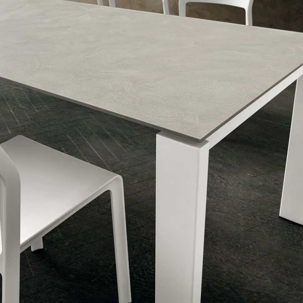 Tavolo Cucina Allungabile Fino a 240 cm in Hpl Pregiato Made in Italy - Jupiter