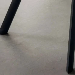 Tavolo Cucina in Fenix Stratificato e Alluminio Nero Made in Italy - Lingotto