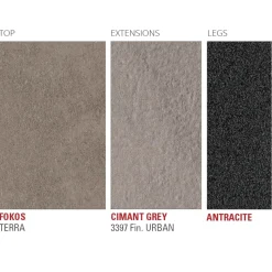 Tavolo da Cucina Allungabile in Ceramica Laminam Made in Italy Pregiato - Efisto
