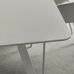 Tavolo da Cucina con Piano a Botte in Fenix Made in Italy, di Lusso - Lingotto
