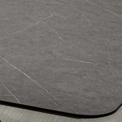 Tavolo da Cucina in Hpl con Base in Metallo Antracite Made in Italy - Aresto