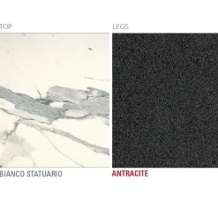 Tavolo da Cucina in Laminam con Struttura in Metallo Made in Italy - Carlino