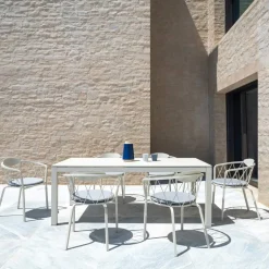 Tavolo da Esterno Allungabile a 250 cm in Metallo Made in Italy - Beverly