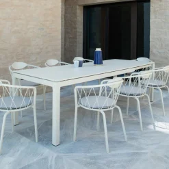 Tavolo da Esterno Allungabile a 250 cm in Metallo Made in Italy - Beverly