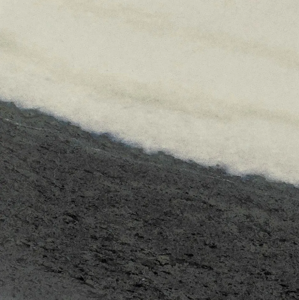 Tavolo da Esterno con Base in Legno e Piano in Ceramica Panda White - Infinity