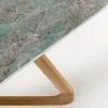 Tavolo da Esterno con Base in Legno e Piano in Ceramica Santos - Infinity