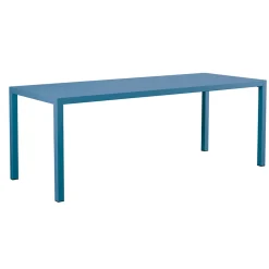 Tavolo da Esterno in Acciaio Zincato Diverse Finiture Made in Italy - Azul