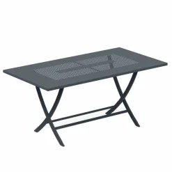 Tavolo da Esterno Pieghevole in Metallo Verniciato Moderno Made in Italy - Doria