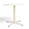 Tavolo da Esterno Rotondo Diametro 75 cm in Alluminio Beige - Brisea