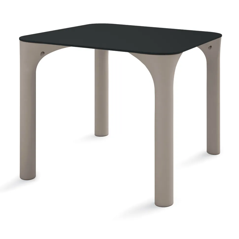 Tavolo da Giardino in Hpl con Gambe in Polietilene Made in Italy - Glen