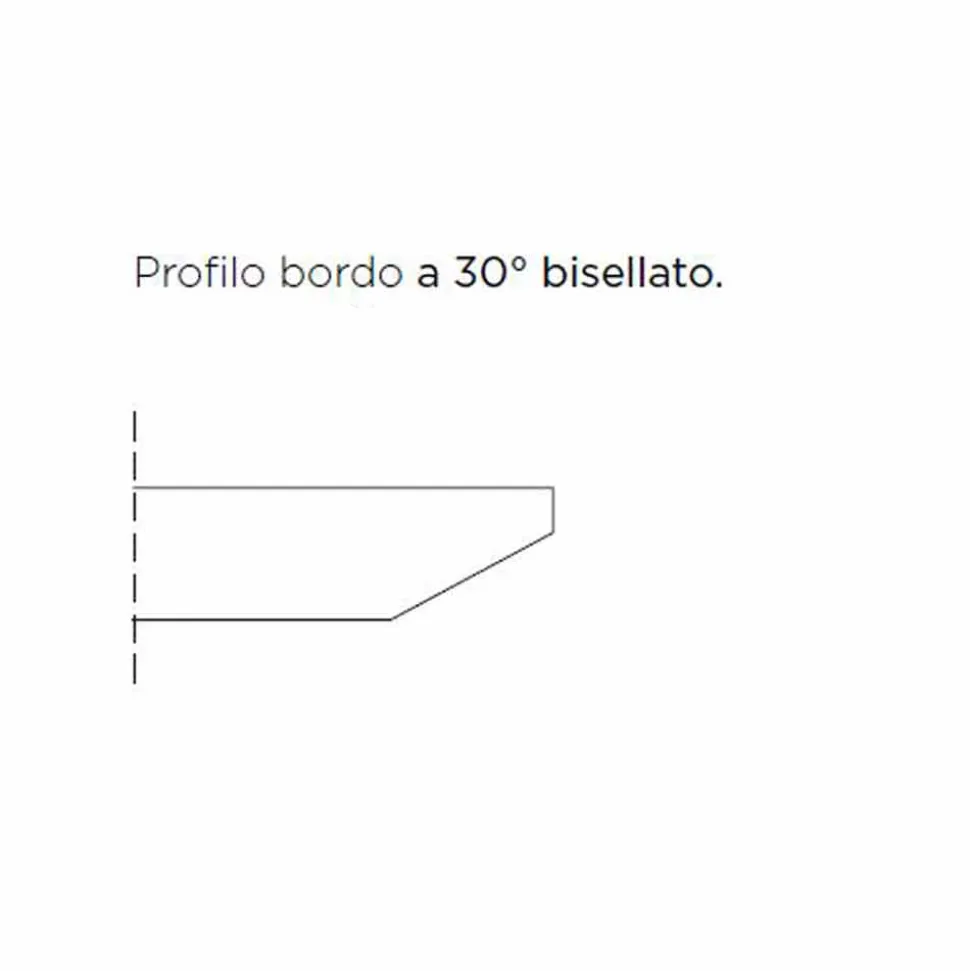 Tavolo da Pranzo a Botte con Piano Impiallacciato Made in Italy - Settimmio