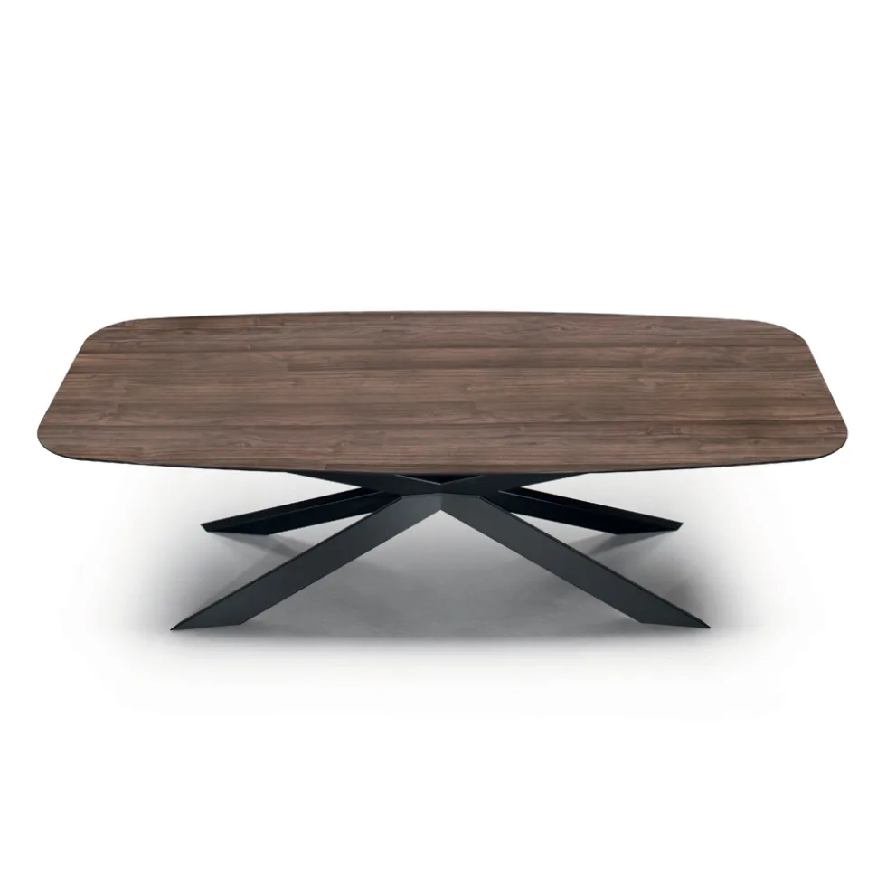 Tavolo da Pranzo a Botte in Laminato Effetto Legno Made in Italy - Grotta