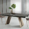 Tavolo da Pranzo Allungabile in Metallo e Vetroceramica Made in Italy - Circe