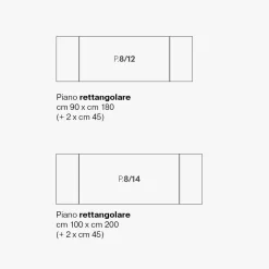 Tavolo da Pranzo Allungabile in Metallo e Vetroceramica Made in Italy - Circe