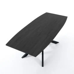 Tavolo da Pranzo Allungabile in Metallo e MDF - Iridio