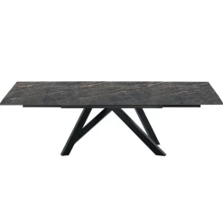 Tavolo da Pranzo Allungabile Fino a 278 cm in Laminam Made in Italy - Settimmio