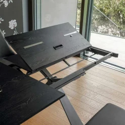Tavolo da Pranzo Allungabile a 298 cm in Nobilitato Made in Italy - Fedemo