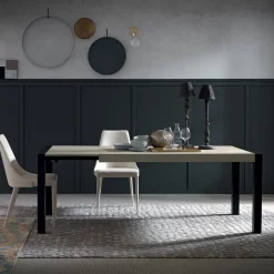 Tavolo da Pranzo Allungabile a 310 cm Effetto Malta Made in Italy - Euclide