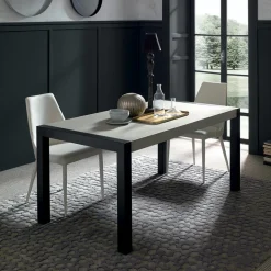 Tavolo da Pranzo Allungabile a 310 cm Effetto Malta Made in Italy - Euclide