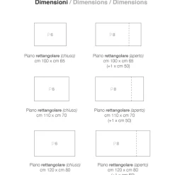 Tavolo da Pranzo Allungabile a 180 cm in Metallo Made in Italy - Beatrise