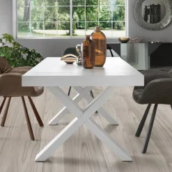 Tavolo da Pranzo Allungabile a 260 cm Effetto Legno Made in Italy - Lenova