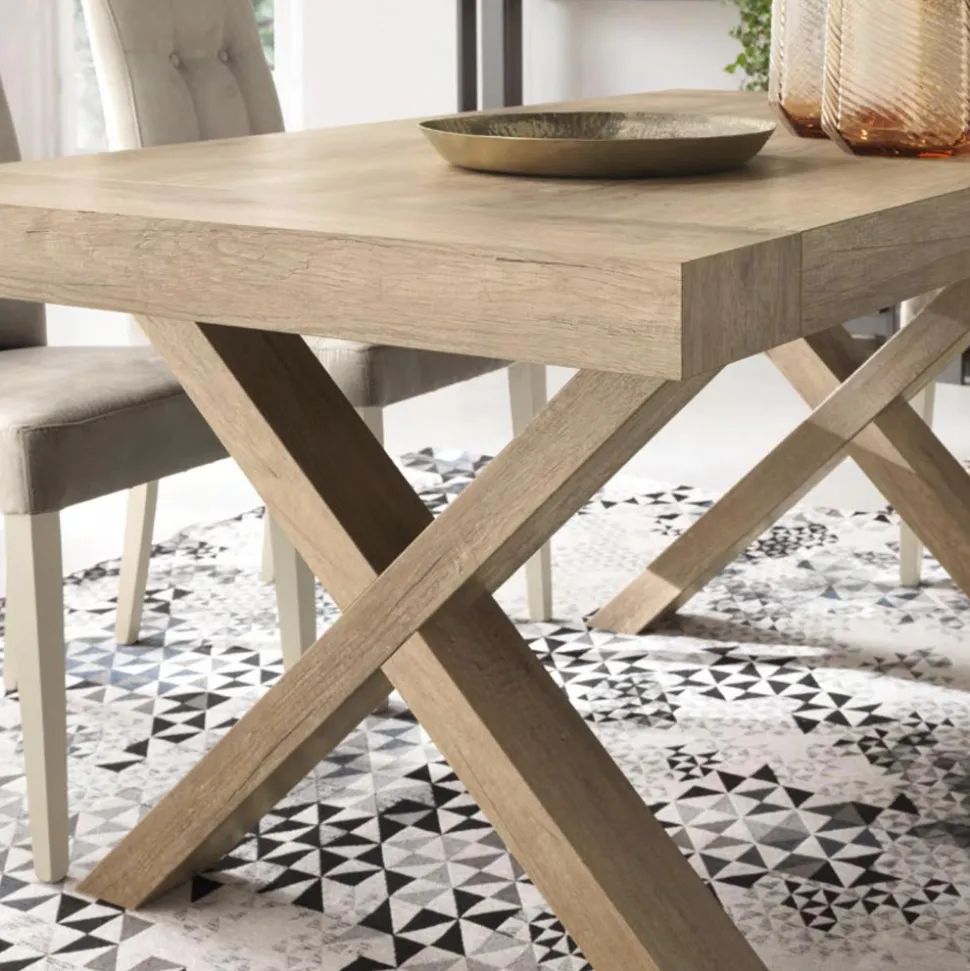Tavolo da Pranzo Allungabile a 260 cm Effetto Legno Made in Italy - Lenova