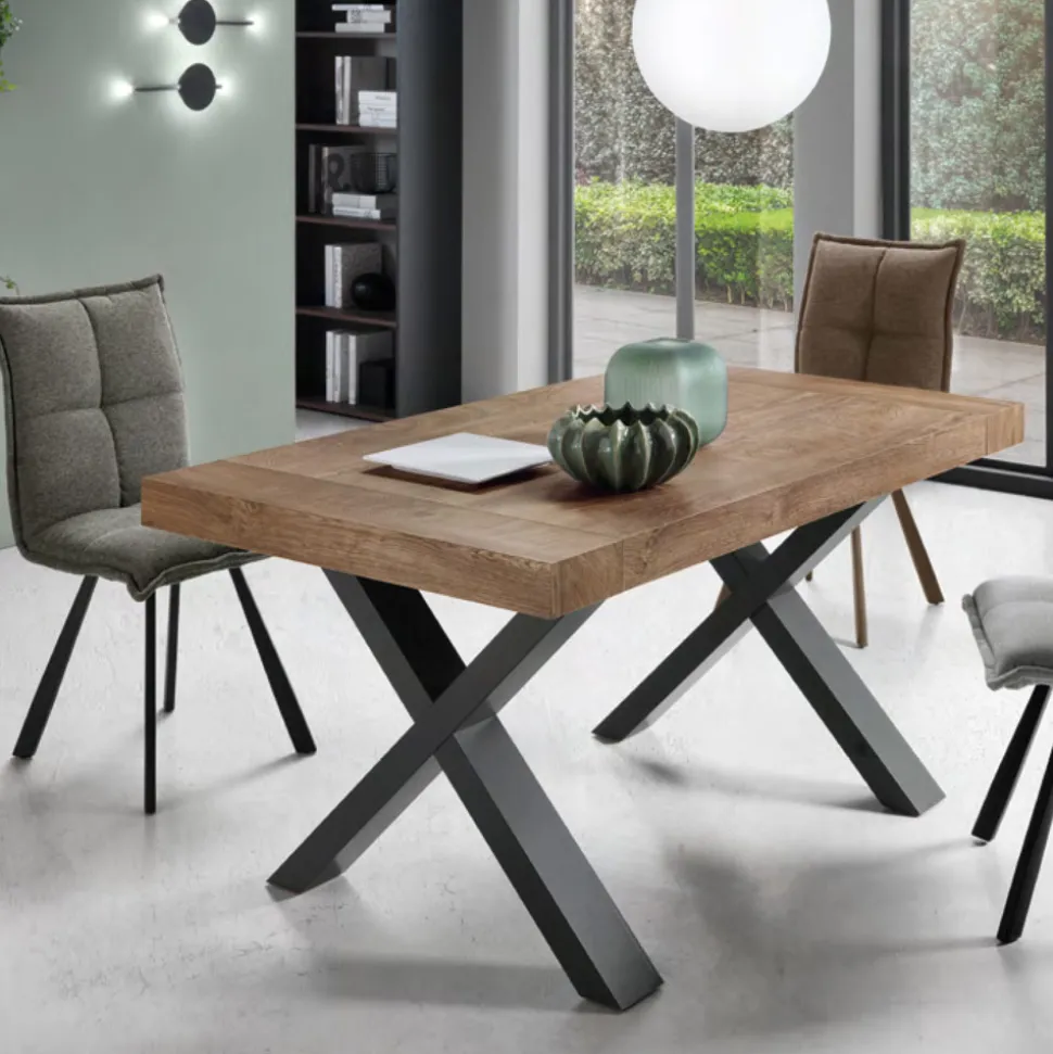 Tavolo da Pranzo Allungabile a 260 cm Effetto Legno Made in Italy - Lenova