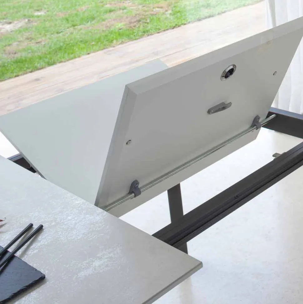 Tavolo da Pranzo Allungabile a 180 cm in Ceramica Made in Italy - Pitagora