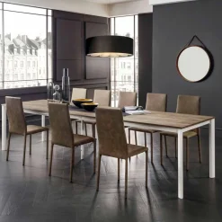 Tavolo da Pranzo Allungabile Fino a 334 cm Effetto Legno Made in Italy - Maltese