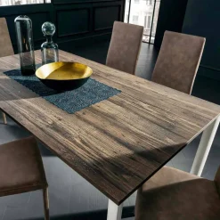 Tavolo da Pranzo Allungabile Fino a 334 cm Effetto Legno Made in Italy - Maltese