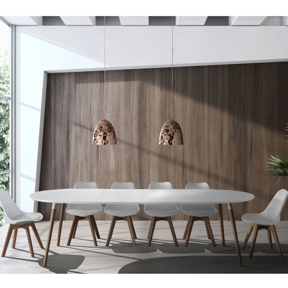 Tavolo da Pranzo Allungabile a 270 cm in Mdf e Legno Massello - Maurizio