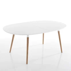 Tavolo da Pranzo Allungabile a 270 cm in Mdf e Legno Massello - Maurizio