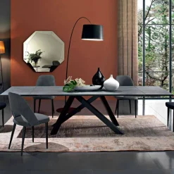 Tavolo da Pranzo Allungabile Fino a 300 cm in Laminato Made in Italy - Settimmio
