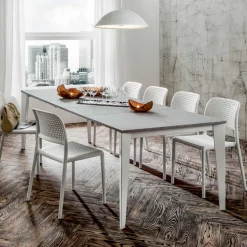 Tavolo da Pranzo Allungabile Fino a 252 cm in Hpl Made in Italy - Efisto