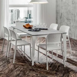 Tavolo da Pranzo Allungabile Fino a 252 cm in Hpl Made in Italy - Efisto