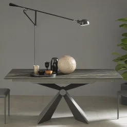 Tavolo da Pranzo Allungabile Fino a 298 cm in Ceramica Made in Italy - Anaconda