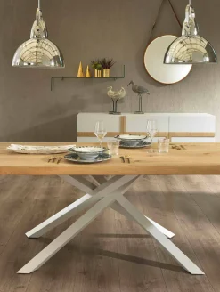 Tavolo da Pranzo Allungabile Fino a 240 cm in Legno Made in Italy - Xino