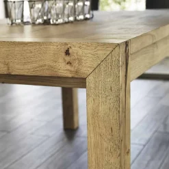 Tavolo da pranzo allungabile fino a 240 cm impiallacciato rovere - Ciro