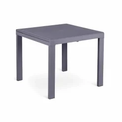 Tavolo da pranzo allungabile con piano in vetro - Teo