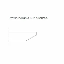 Tavolo da Pranzo con Piano a Botte in Laminato HPL Made in Italy - Settimmio