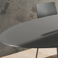Tavolo da Pranzo con Piano in Vetro Laccato Made in Italy, di Qualità - Brontolo