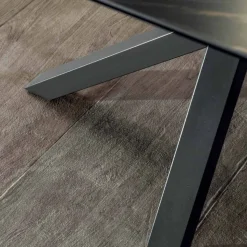 Tavolo da Pranzo Design con Piano in Ceramica Allungabile Fino a 240 cm - Ultron