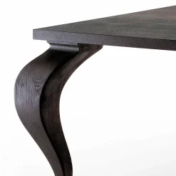 Tavolo da pranzo design di lusso in legno massello,made in Italy, Filo